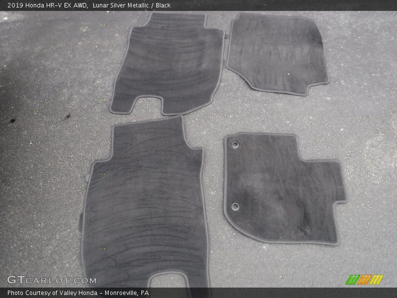 Lunar Silver Metallic / Black 2019 Honda HR-V EX AWD