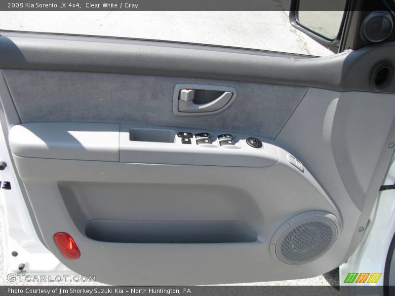 Clear White / Gray 2008 Kia Sorento LX 4x4