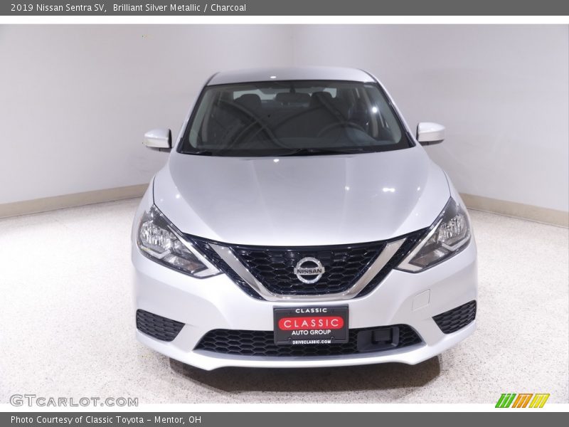 Brilliant Silver Metallic / Charcoal 2019 Nissan Sentra SV