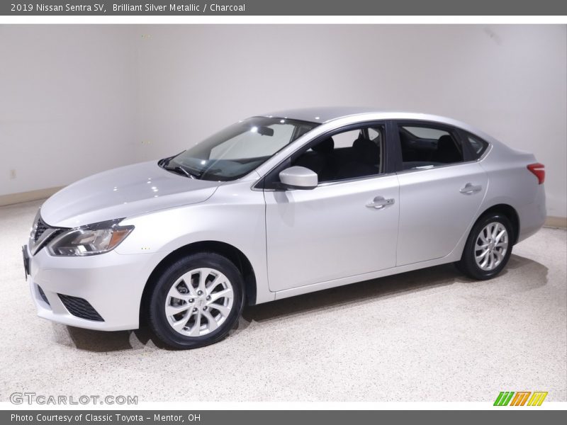 Brilliant Silver Metallic / Charcoal 2019 Nissan Sentra SV