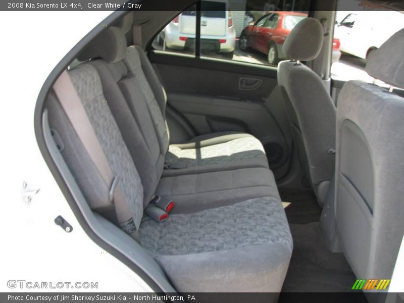 Clear White / Gray 2008 Kia Sorento LX 4x4