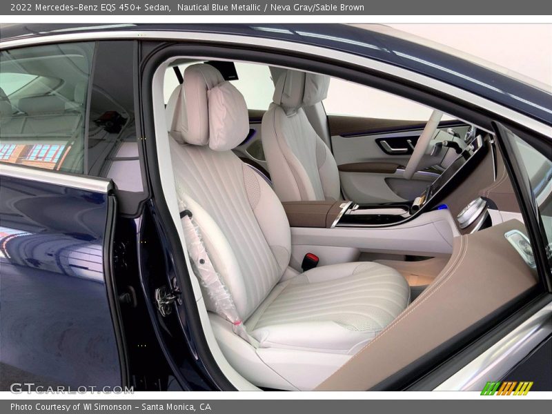Front Seat of 2022 EQS 450+ Sedan