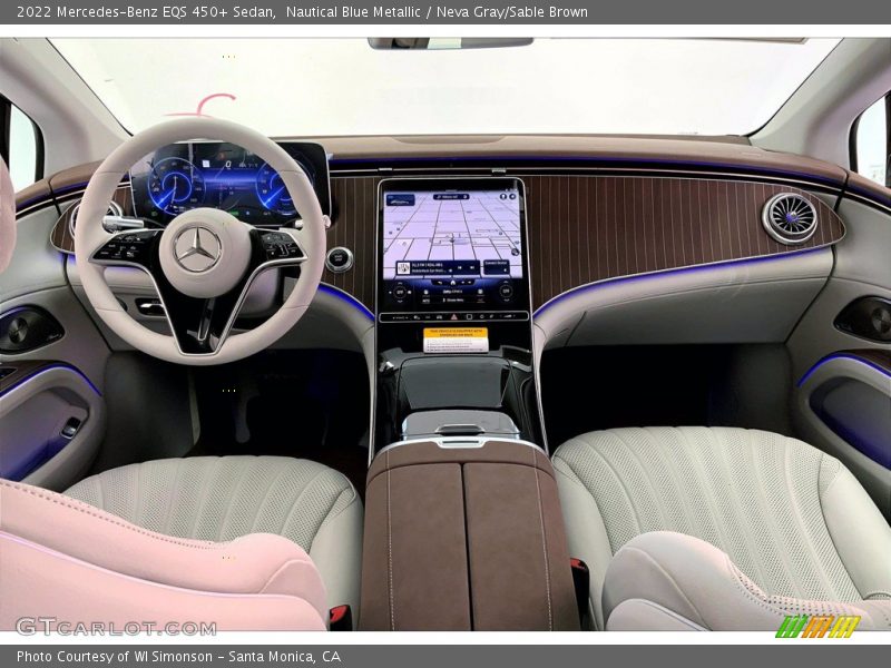Dashboard of 2022 EQS 450+ Sedan