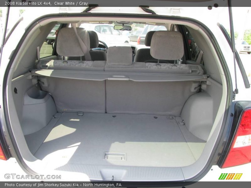 Clear White / Gray 2008 Kia Sorento LX 4x4