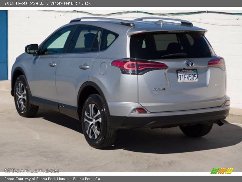 Silver Sky Metallic / Black 2016 Toyota RAV4 LE