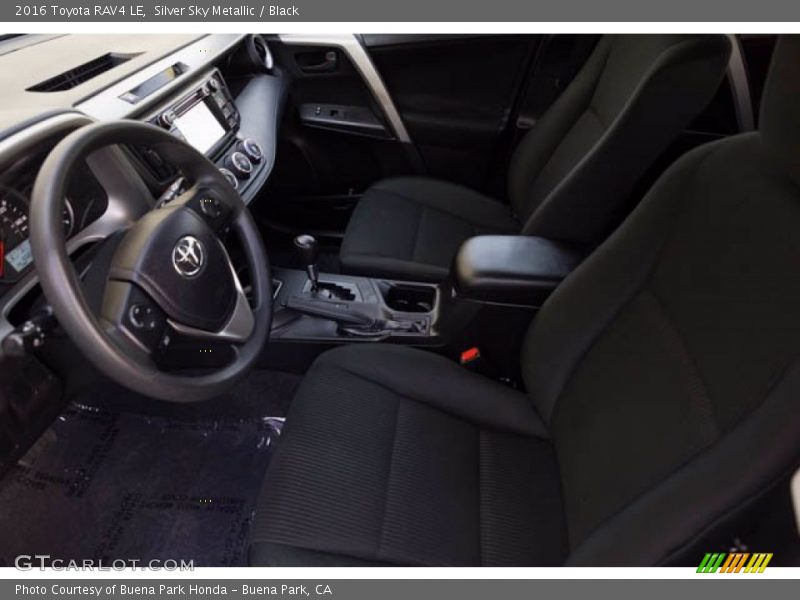 Silver Sky Metallic / Black 2016 Toyota RAV4 LE