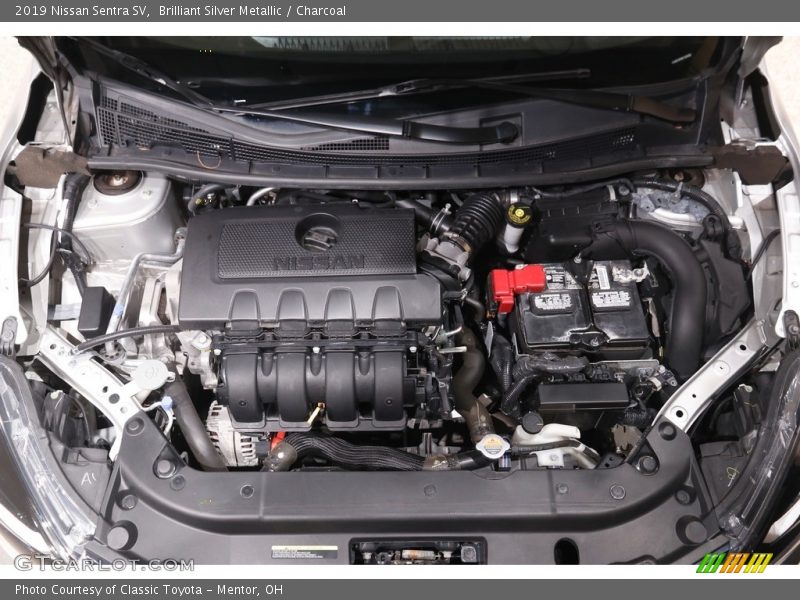 Brilliant Silver Metallic / Charcoal 2019 Nissan Sentra SV