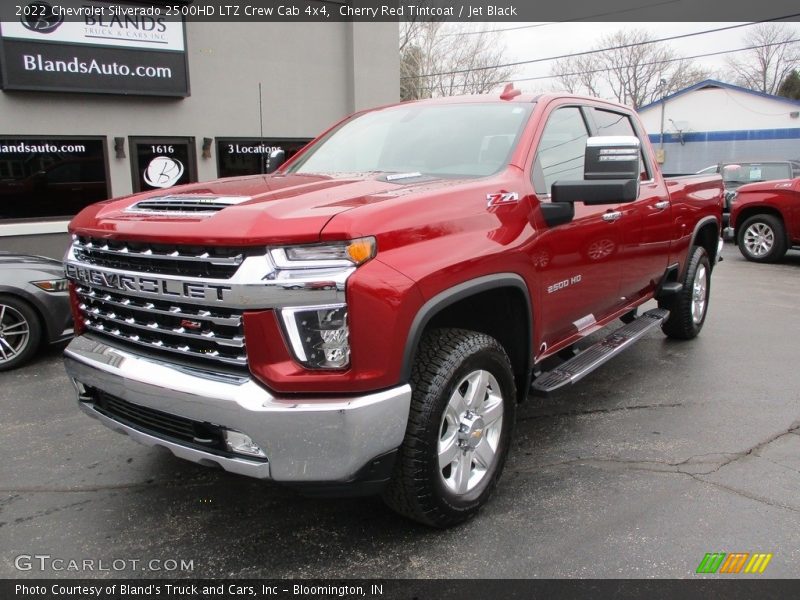 Cherry Red Tintcoat / Jet Black 2022 Chevrolet Silverado 2500HD LTZ Crew Cab 4x4