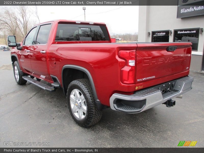 Cherry Red Tintcoat / Jet Black 2022 Chevrolet Silverado 2500HD LTZ Crew Cab 4x4