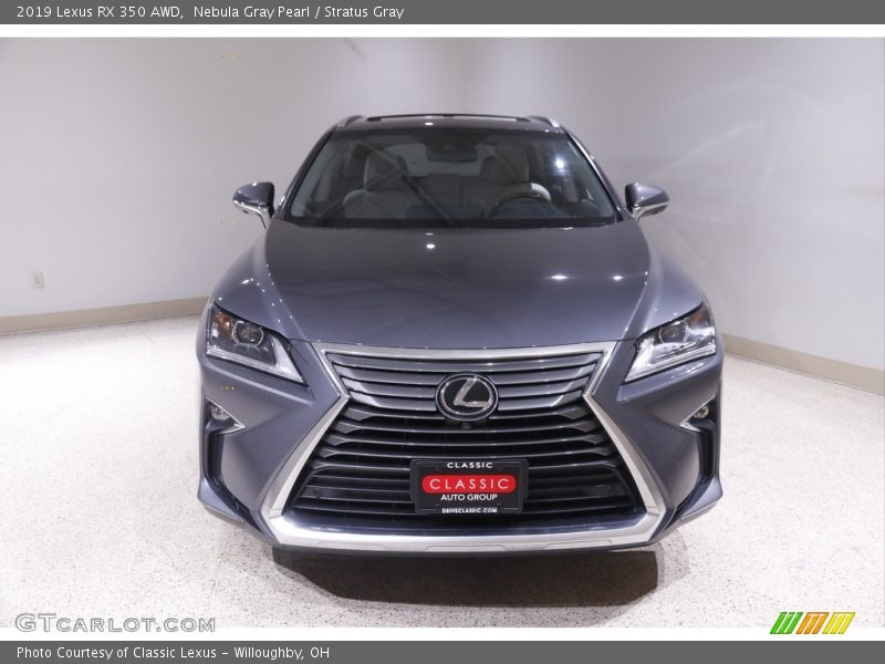 Nebula Gray Pearl / Stratus Gray 2019 Lexus RX 350 AWD