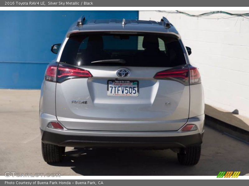 Silver Sky Metallic / Black 2016 Toyota RAV4 LE