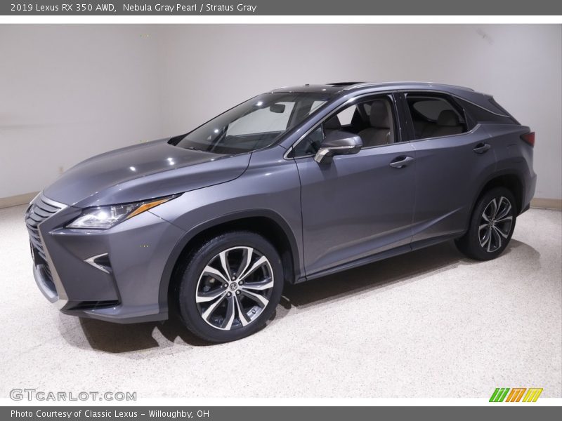 Nebula Gray Pearl / Stratus Gray 2019 Lexus RX 350 AWD