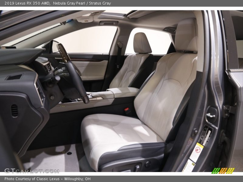 Nebula Gray Pearl / Stratus Gray 2019 Lexus RX 350 AWD