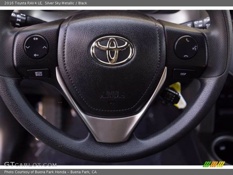 Silver Sky Metallic / Black 2016 Toyota RAV4 LE