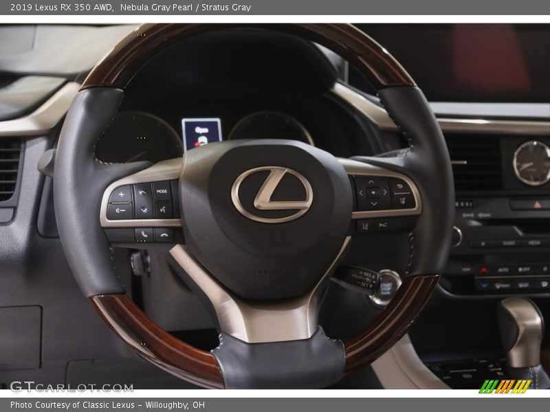 Nebula Gray Pearl / Stratus Gray 2019 Lexus RX 350 AWD