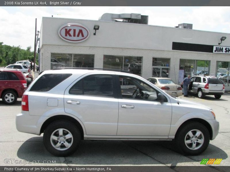 Bright Silver / Gray 2008 Kia Sorento LX 4x4
