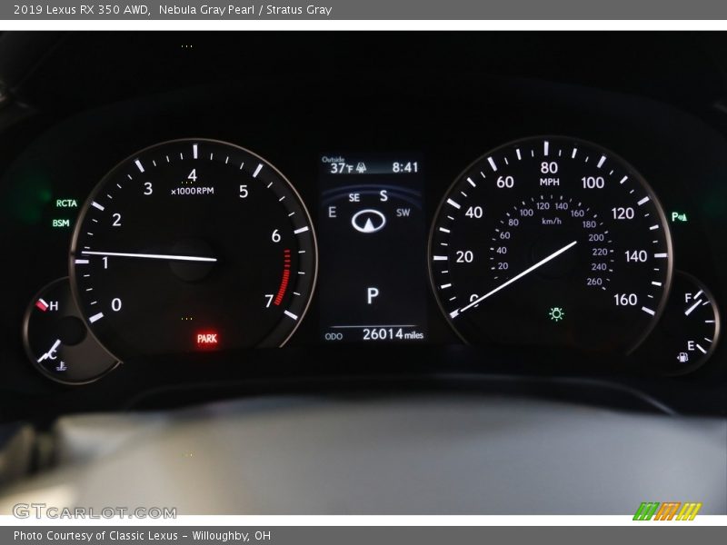 Nebula Gray Pearl / Stratus Gray 2019 Lexus RX 350 AWD