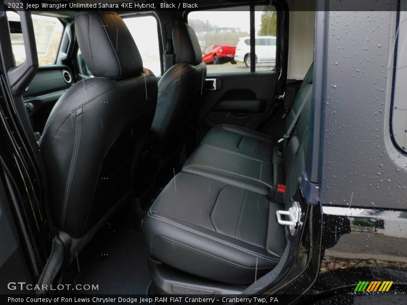 Black / Black 2022 Jeep Wrangler Unlimited Sahara 4XE Hybrid