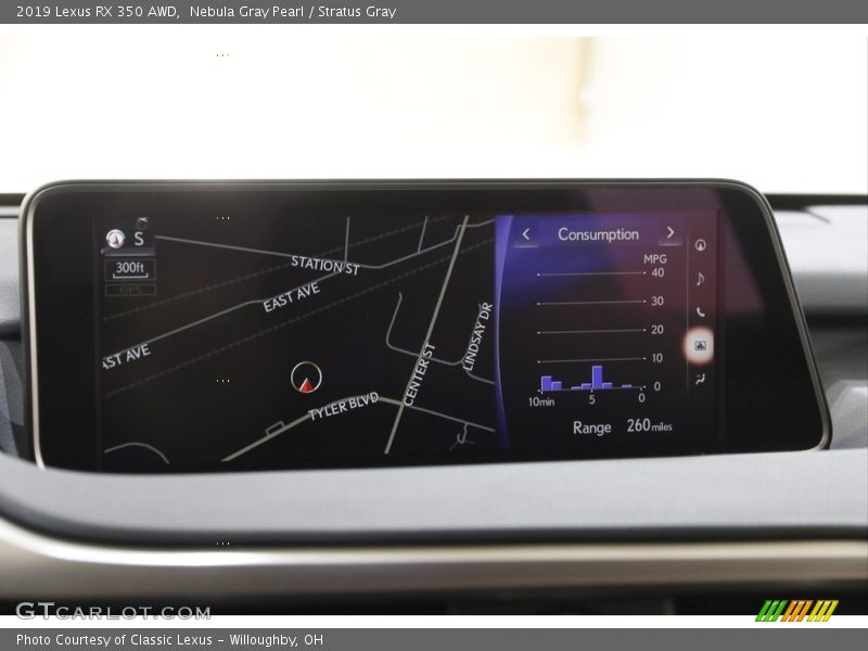 Nebula Gray Pearl / Stratus Gray 2019 Lexus RX 350 AWD
