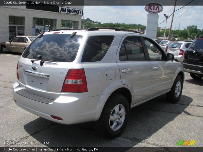 Bright Silver / Gray 2008 Kia Sorento LX 4x4