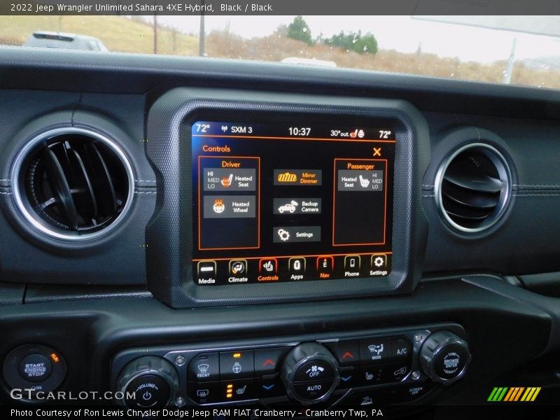 Black / Black 2022 Jeep Wrangler Unlimited Sahara 4XE Hybrid