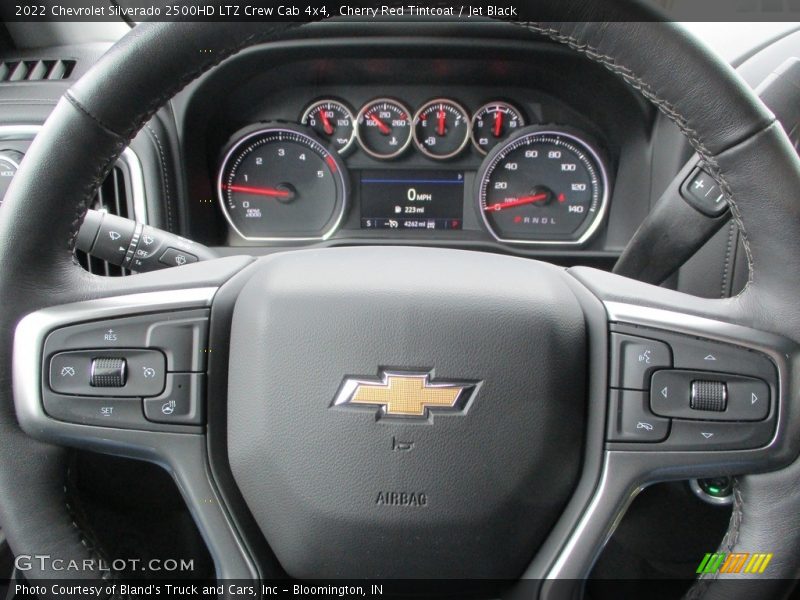 Cherry Red Tintcoat / Jet Black 2022 Chevrolet Silverado 2500HD LTZ Crew Cab 4x4