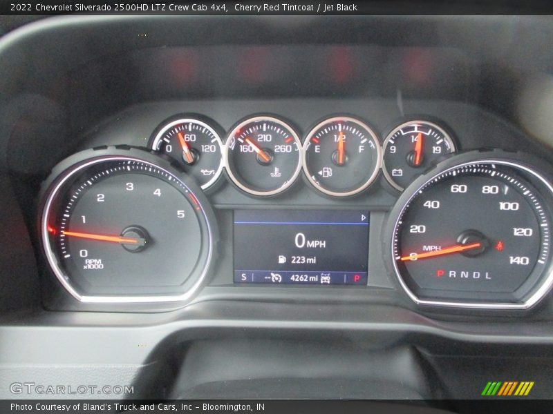 Cherry Red Tintcoat / Jet Black 2022 Chevrolet Silverado 2500HD LTZ Crew Cab 4x4