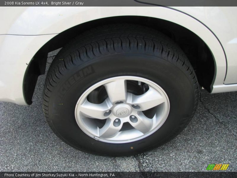 Bright Silver / Gray 2008 Kia Sorento LX 4x4