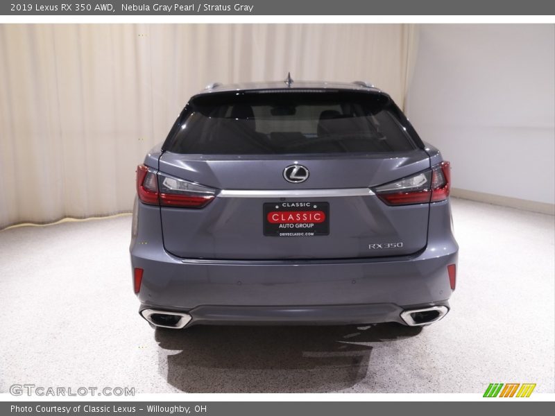 Nebula Gray Pearl / Stratus Gray 2019 Lexus RX 350 AWD