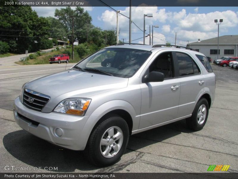 Bright Silver / Gray 2008 Kia Sorento LX 4x4