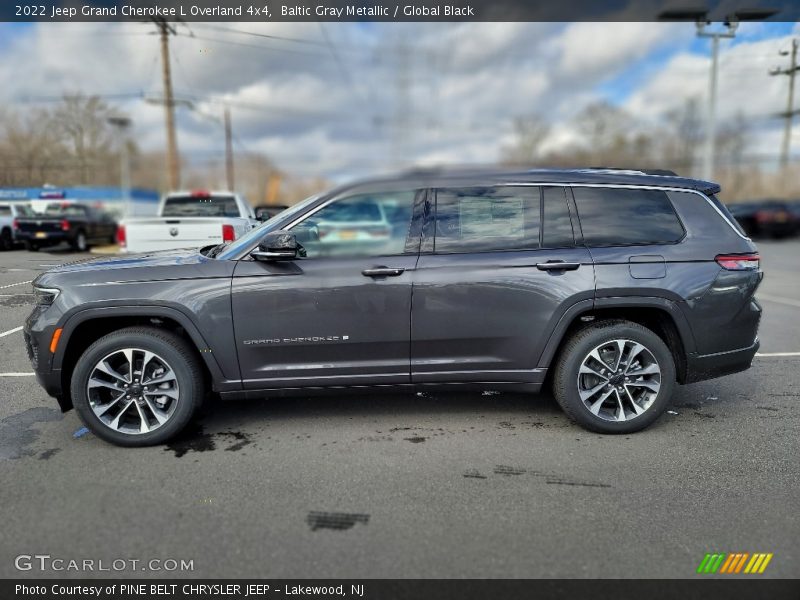 Baltic Gray Metallic / Global Black 2022 Jeep Grand Cherokee L Overland 4x4