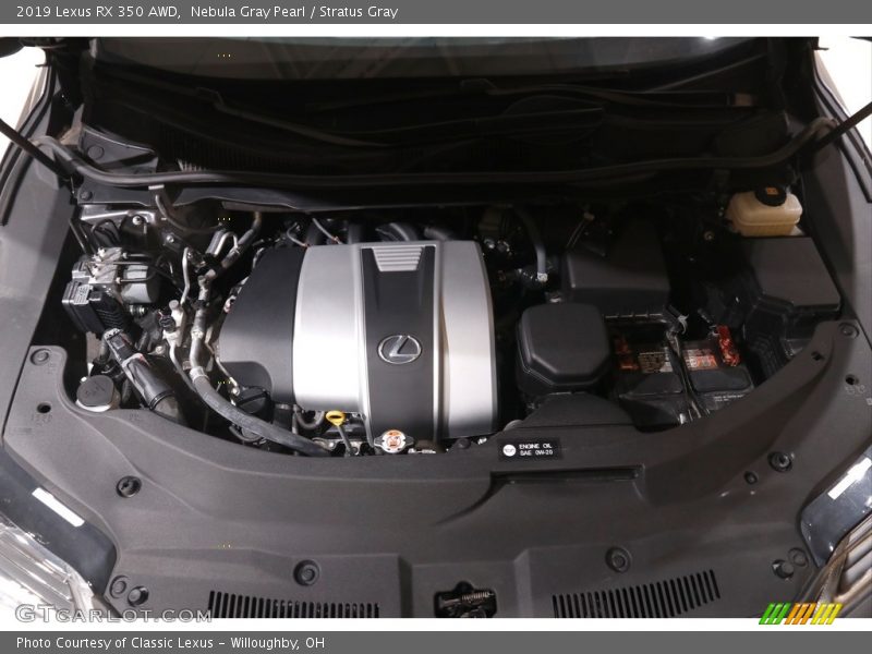 Nebula Gray Pearl / Stratus Gray 2019 Lexus RX 350 AWD