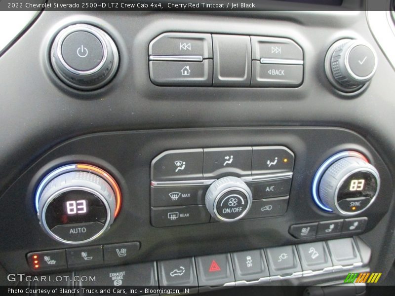 Cherry Red Tintcoat / Jet Black 2022 Chevrolet Silverado 2500HD LTZ Crew Cab 4x4