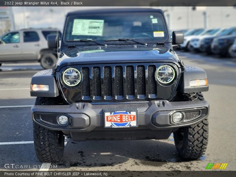 Black / Black 2022 Jeep Wrangler Willys 4x4