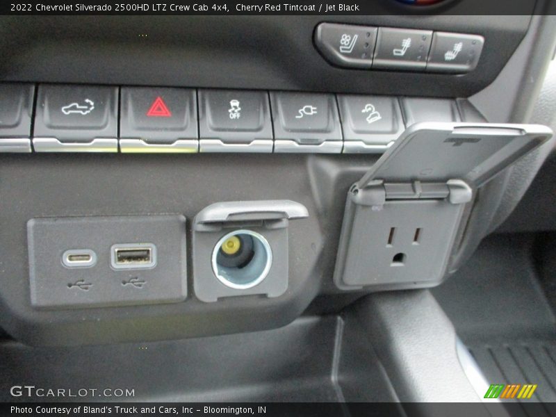 Cherry Red Tintcoat / Jet Black 2022 Chevrolet Silverado 2500HD LTZ Crew Cab 4x4