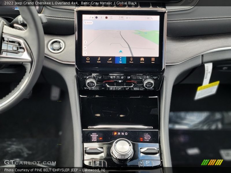 Baltic Gray Metallic / Global Black 2022 Jeep Grand Cherokee L Overland 4x4