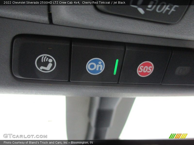 Cherry Red Tintcoat / Jet Black 2022 Chevrolet Silverado 2500HD LTZ Crew Cab 4x4