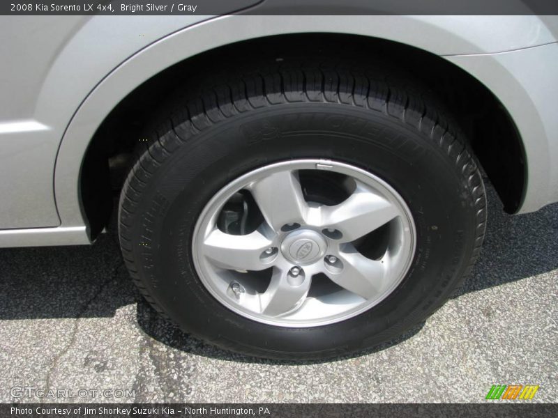 Bright Silver / Gray 2008 Kia Sorento LX 4x4