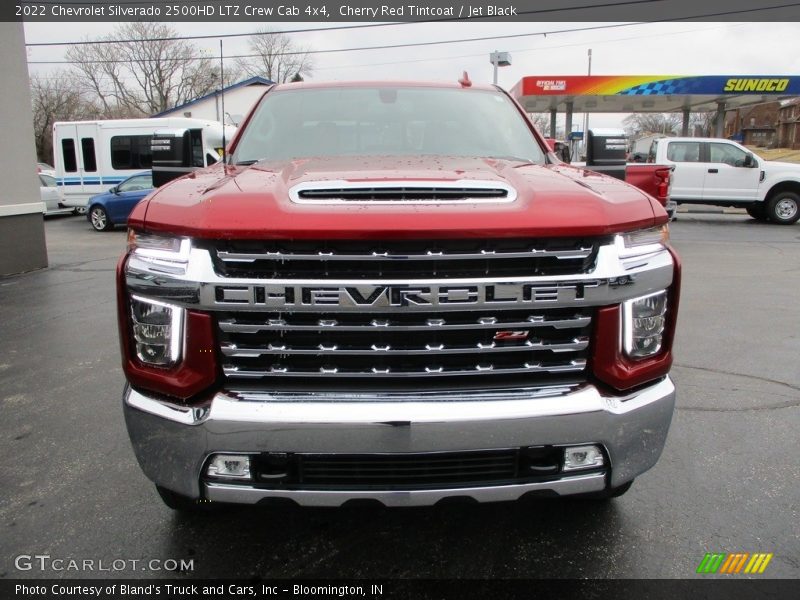 Cherry Red Tintcoat / Jet Black 2022 Chevrolet Silverado 2500HD LTZ Crew Cab 4x4