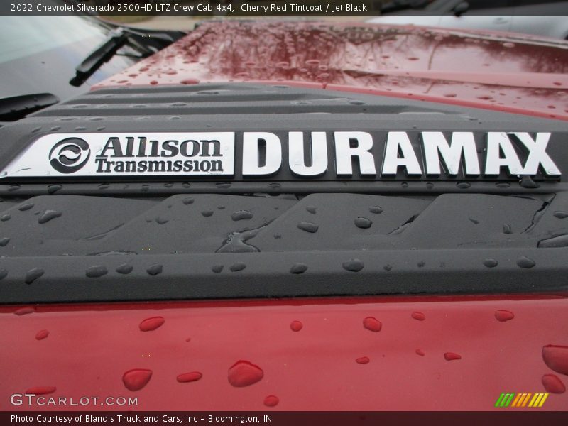 Cherry Red Tintcoat / Jet Black 2022 Chevrolet Silverado 2500HD LTZ Crew Cab 4x4