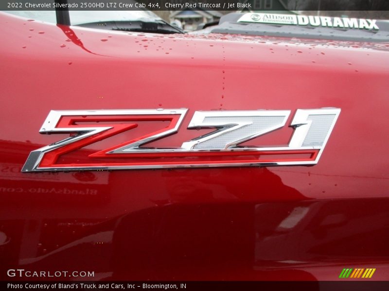 Cherry Red Tintcoat / Jet Black 2022 Chevrolet Silverado 2500HD LTZ Crew Cab 4x4
