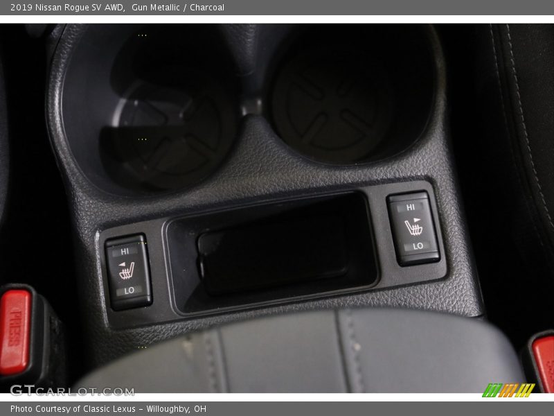Gun Metallic / Charcoal 2019 Nissan Rogue SV AWD