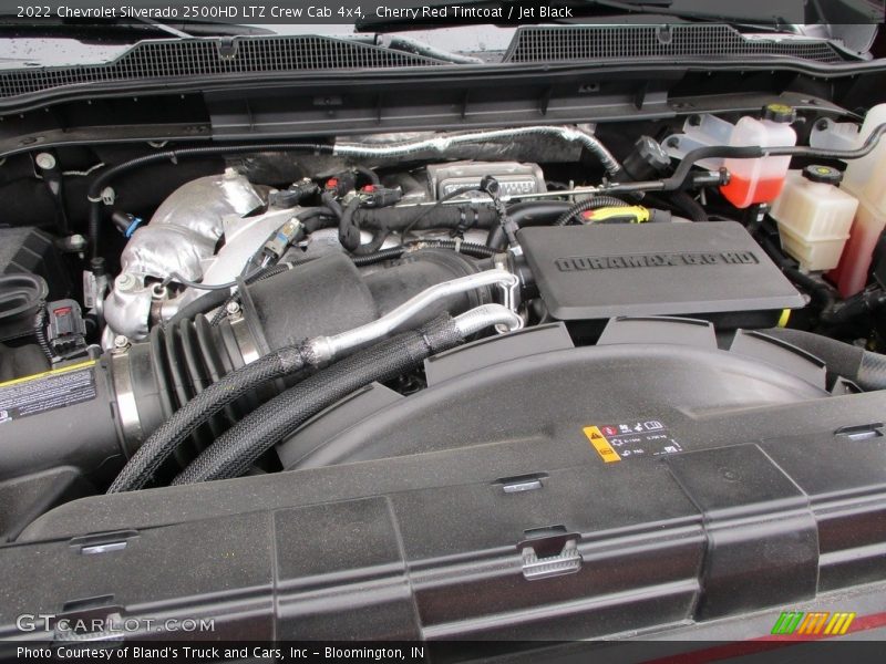 Cherry Red Tintcoat / Jet Black 2022 Chevrolet Silverado 2500HD LTZ Crew Cab 4x4