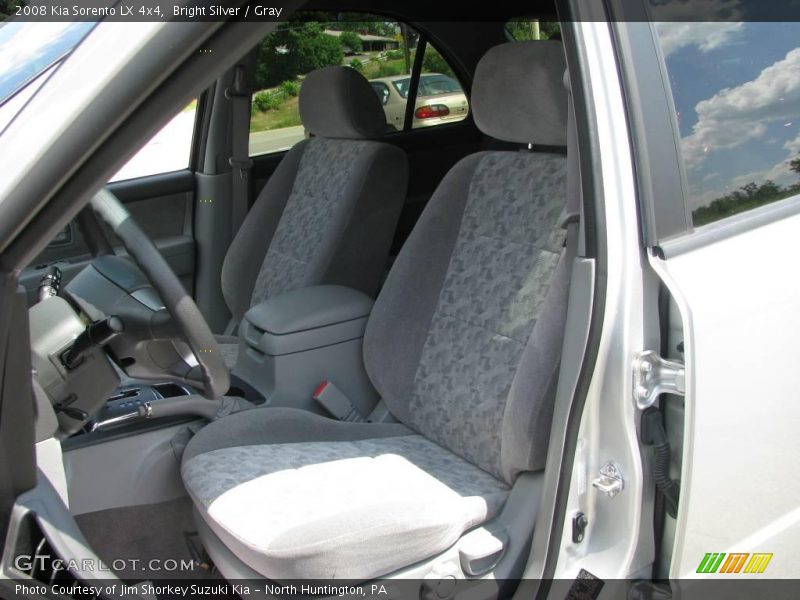 Bright Silver / Gray 2008 Kia Sorento LX 4x4