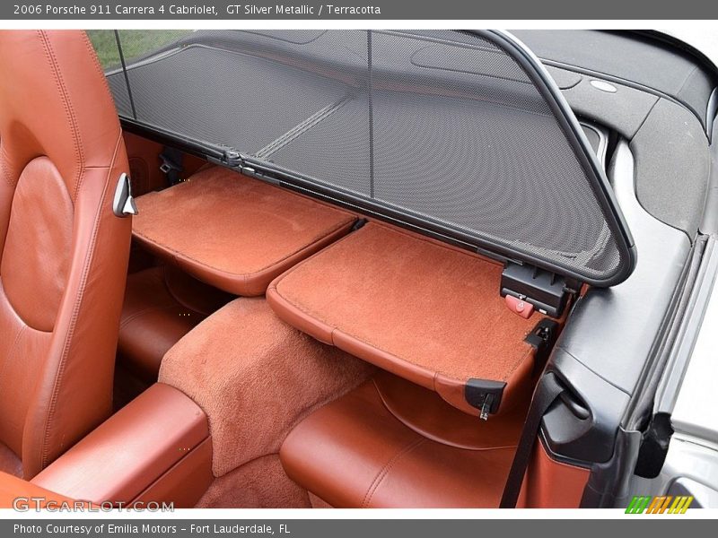 GT Silver Metallic / Terracotta 2006 Porsche 911 Carrera 4 Cabriolet