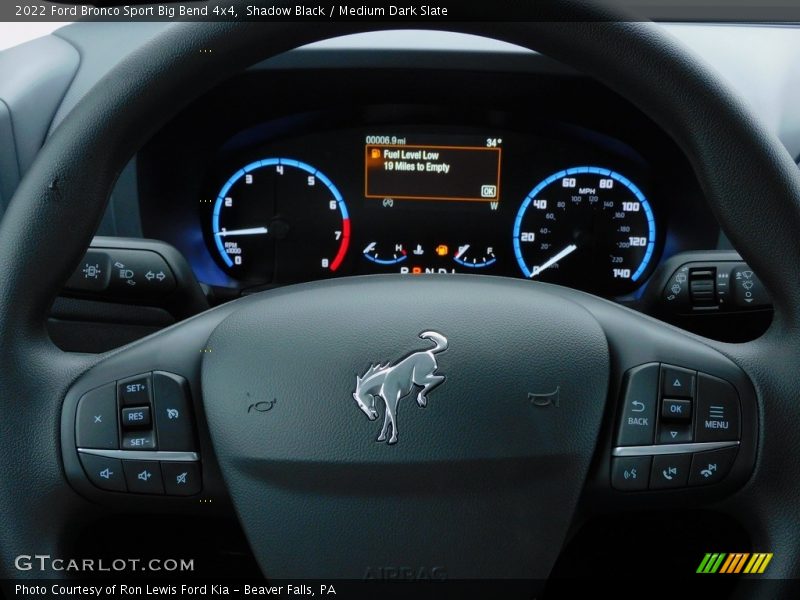  2022 Bronco Sport Big Bend 4x4 Steering Wheel