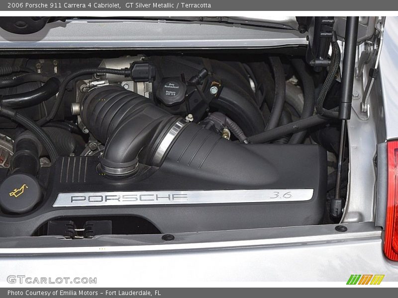  2006 911 Carrera 4 Cabriolet Engine - 3.6 Liter DOHC 24V VarioCam Flat 6 Cylinder