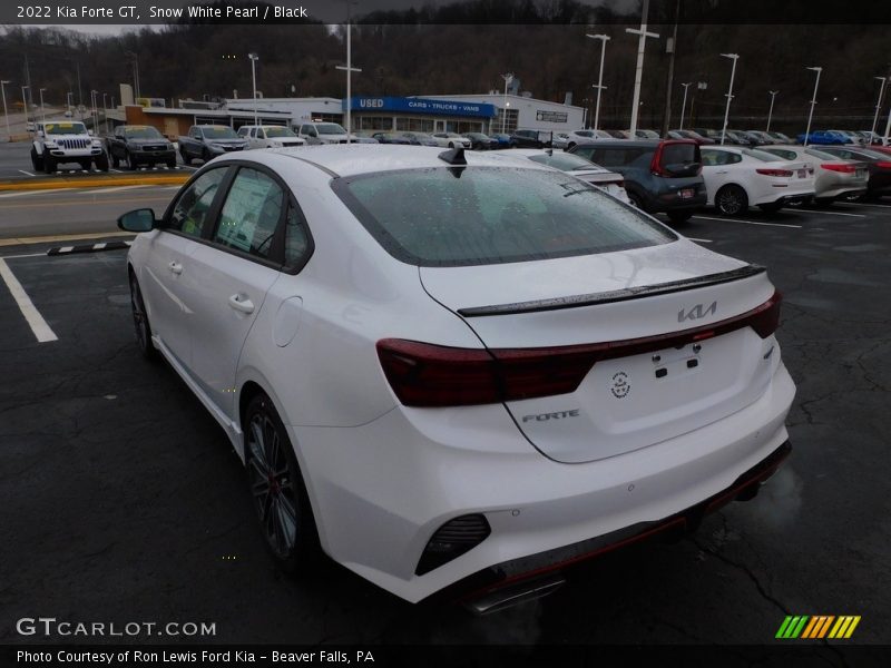 Snow White Pearl / Black 2022 Kia Forte GT