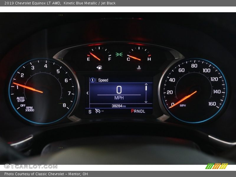 Kinetic Blue Metallic / Jet Black 2019 Chevrolet Equinox LT AWD