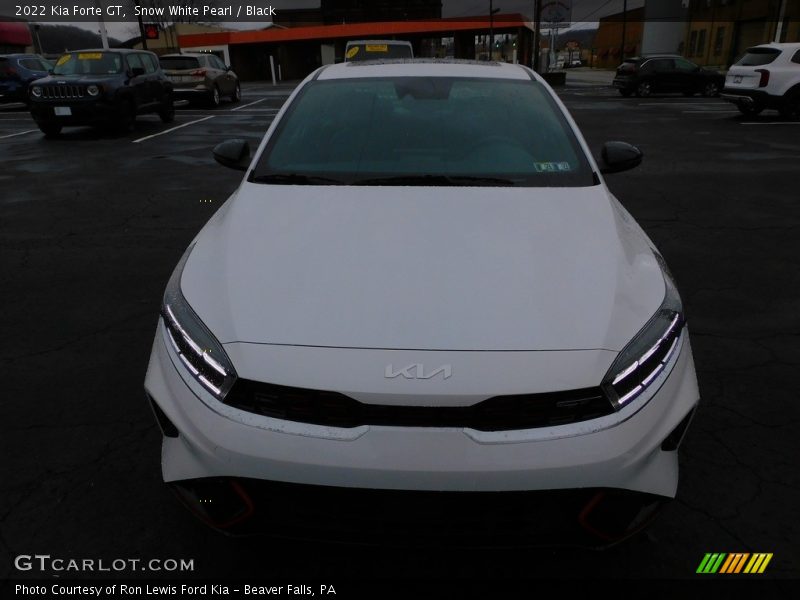 Snow White Pearl / Black 2022 Kia Forte GT
